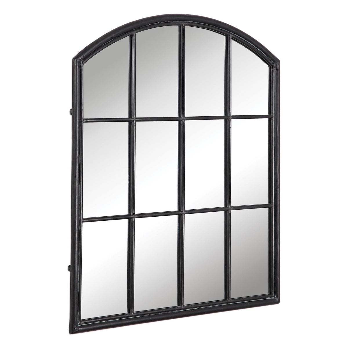 Uttermost Mirrors Lyda Aged Black Arch Mirror House of Isabella UK