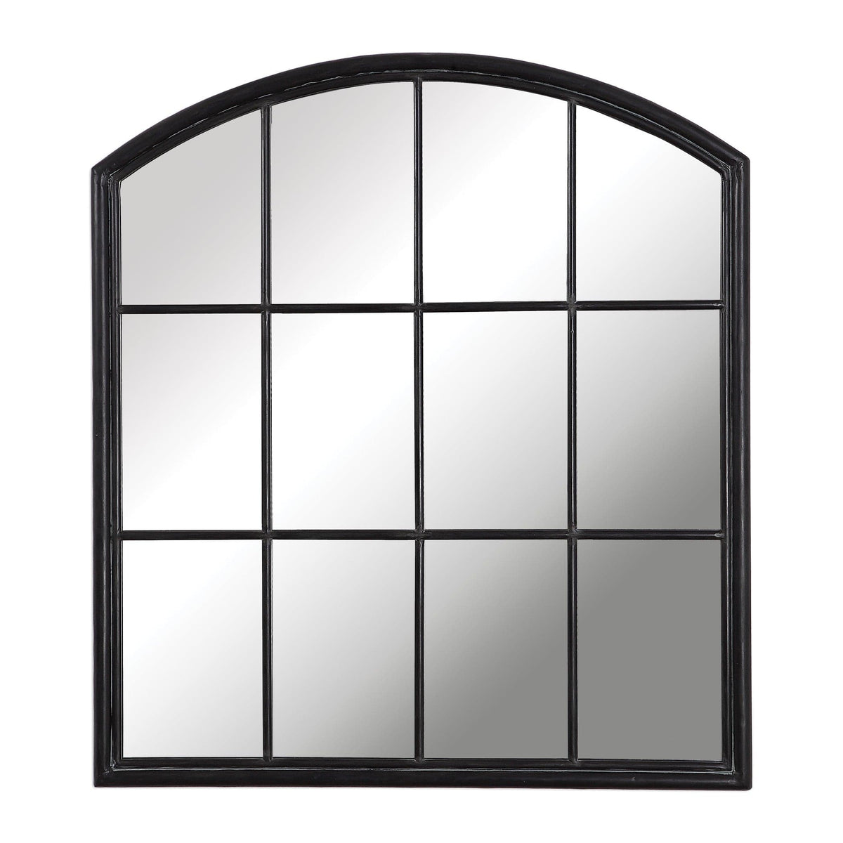 Uttermost Mirrors Lyda Aged Black Arch Mirror House of Isabella UK