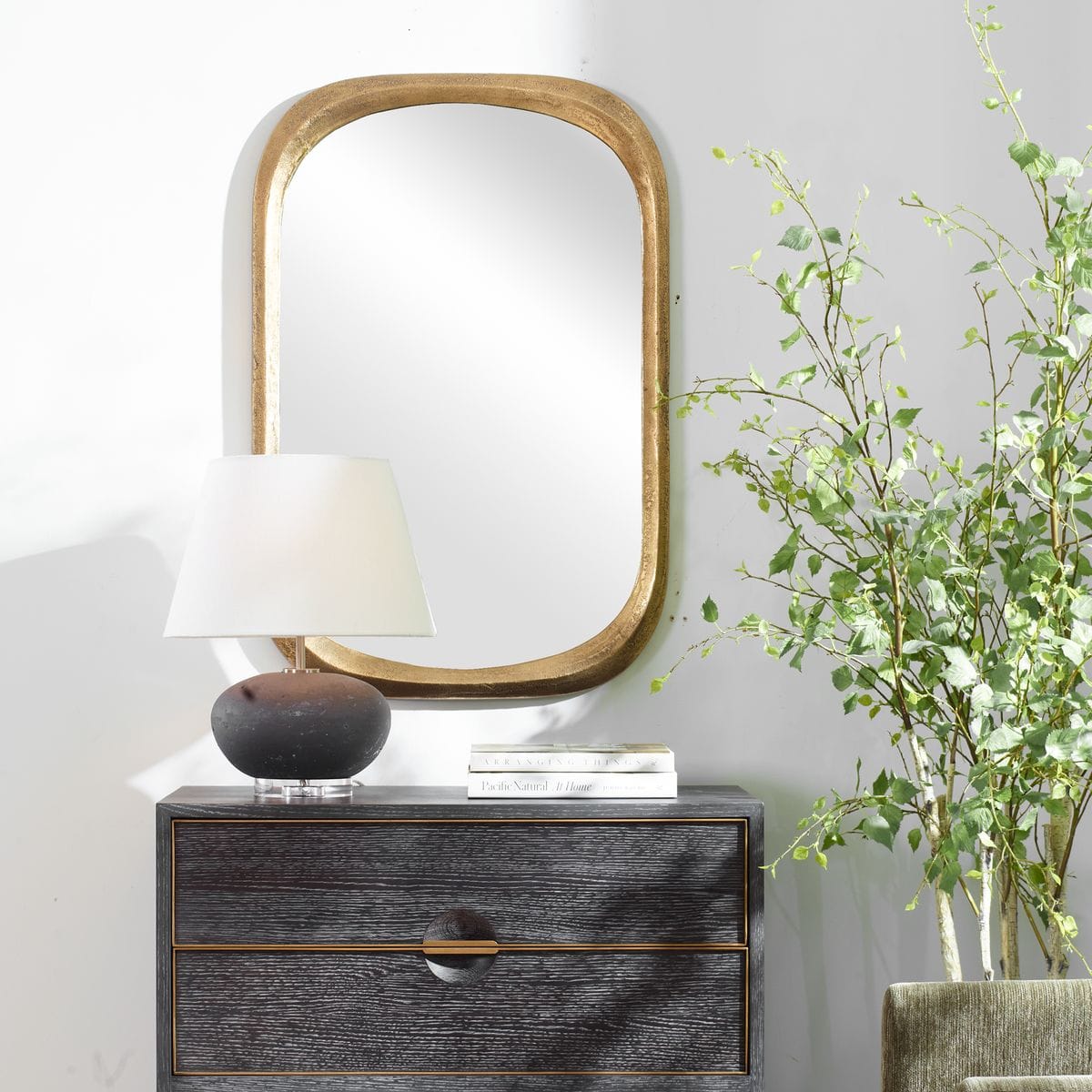 Uttermost Mirrors Malone Mirror, Brass House of Isabella UK