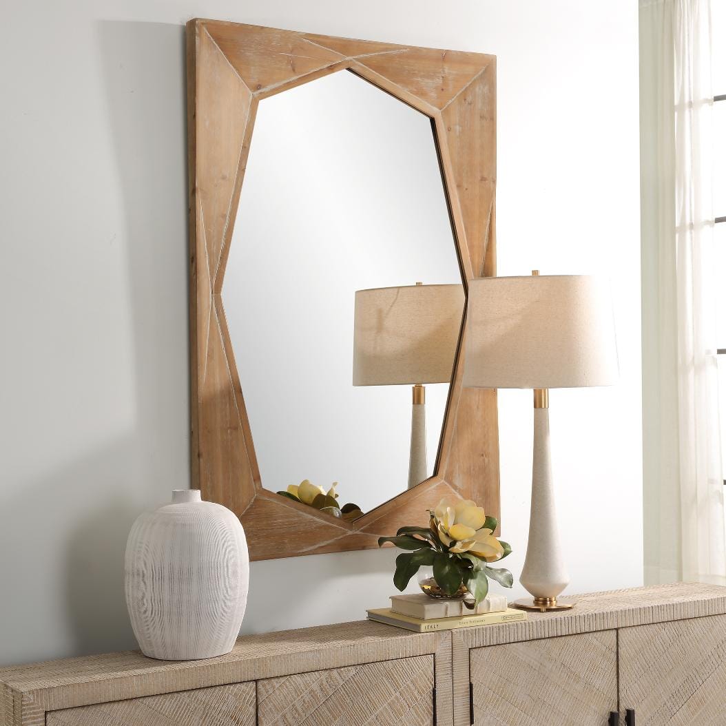 Uttermost Mirrors Marquise Natural Wood Mirror House of Isabella UK