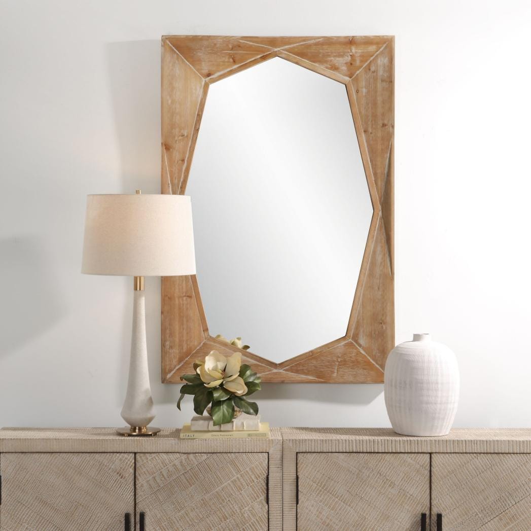 Uttermost Mirrors Marquise Natural Wood Mirror House of Isabella UK