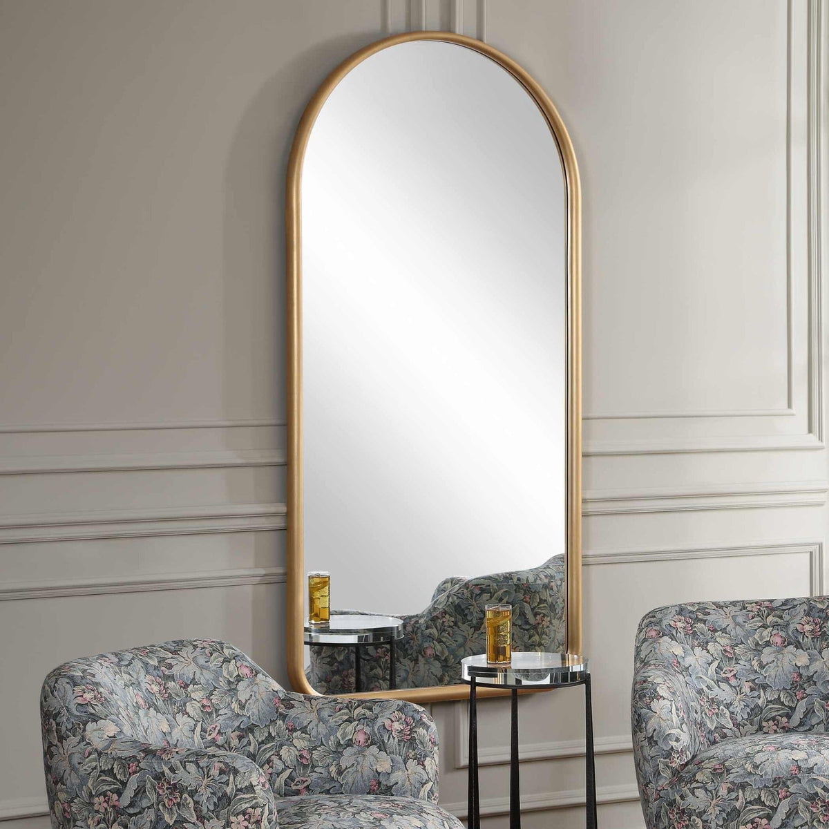 Uttermost Mirrors Marvell Gold Arch Mirror House of Isabella UK