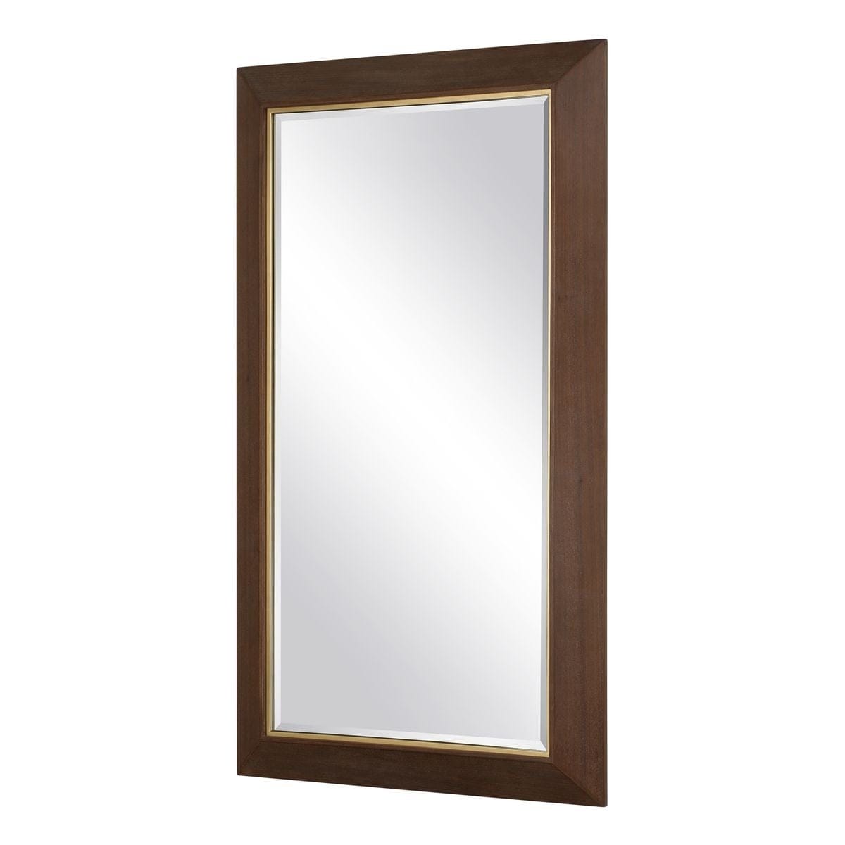 Uttermost Mirrors Matheson Rectangular Walnut Mirror House of Isabella UK