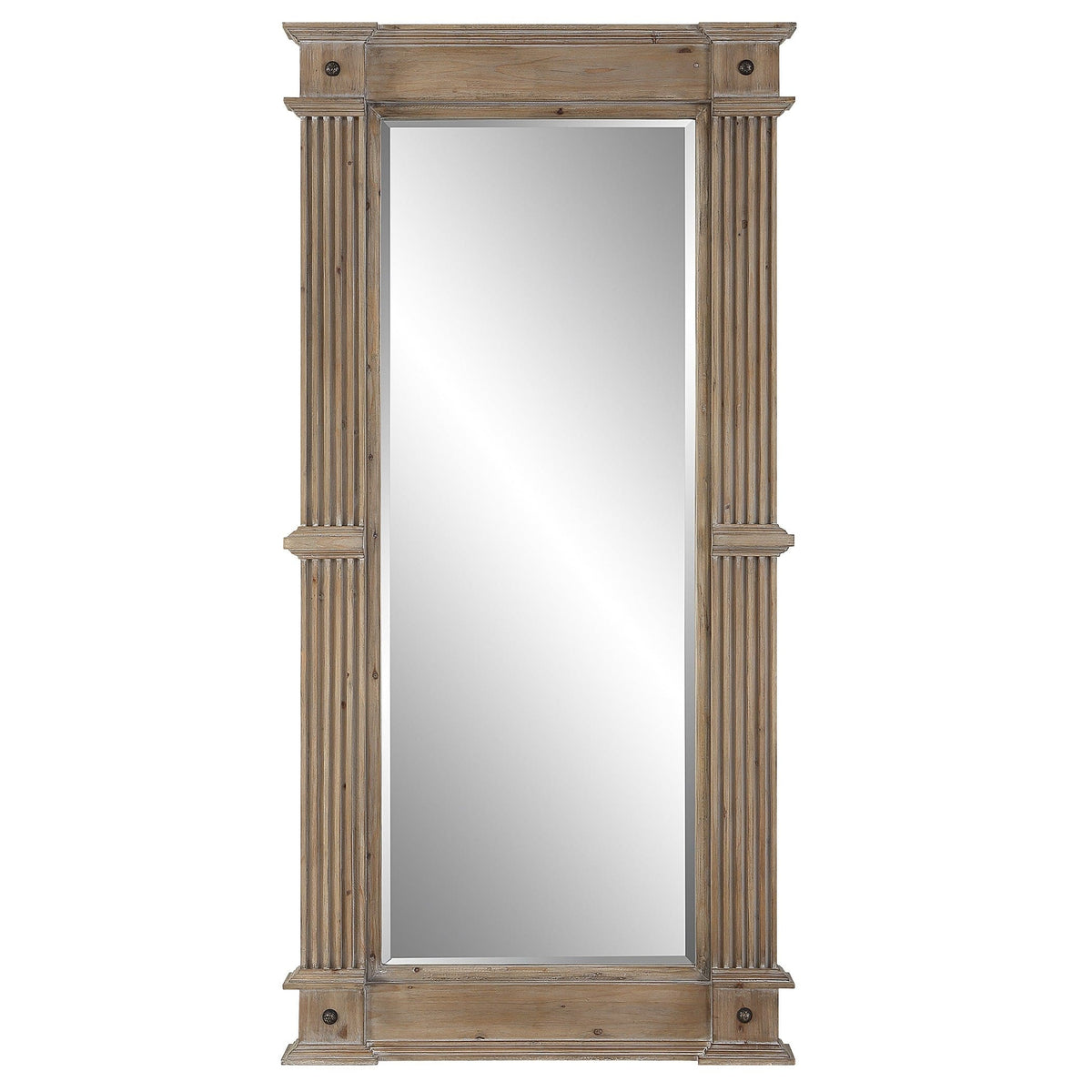 Uttermost Mirrors McAllister Natural Wood Oversized Mirror House of Isabella UK