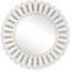 Uttermost Mirrors Miran White Glass Round Mirror House of Isabella UK