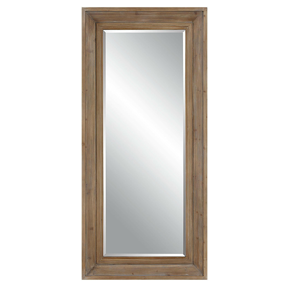 Missoula Large Natural Wood Mirror.
