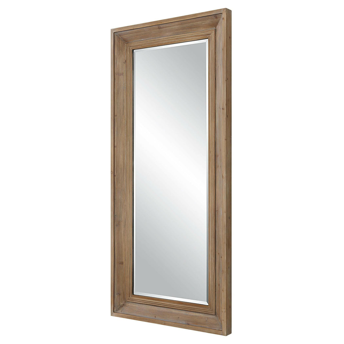 Missoula Large Natural Wood Mirror.