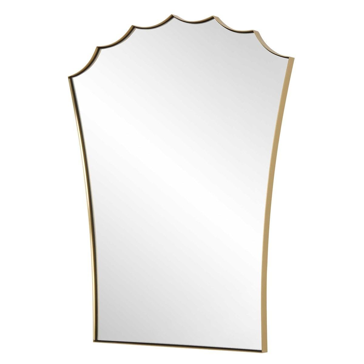 Uttermost Mirrors Monarch Scalloped Arched Vanity Mirror House of Isabella UK