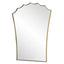 Uttermost Mirrors Monarch Scalloped Arched Vanity Mirror House of Isabella UK