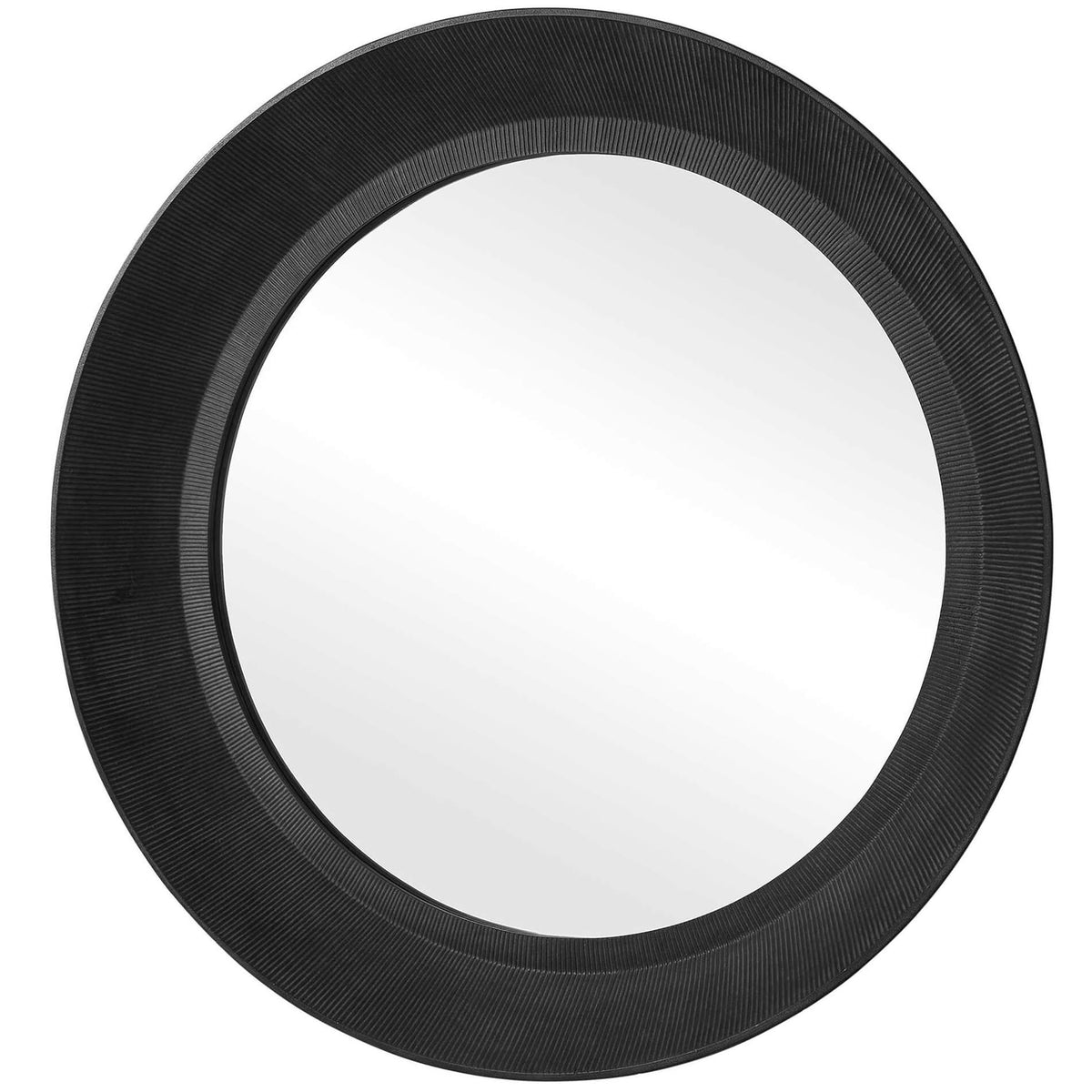 Uttermost Mirrors Montgomery Round Black Mirror House of Isabella UK