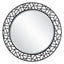 Uttermost Mirrors Mosaic Metal Round Mirror House of Isabella UK