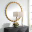 Uttermost Mirrors Nacala Round Gold Mirror House of Isabella UK
