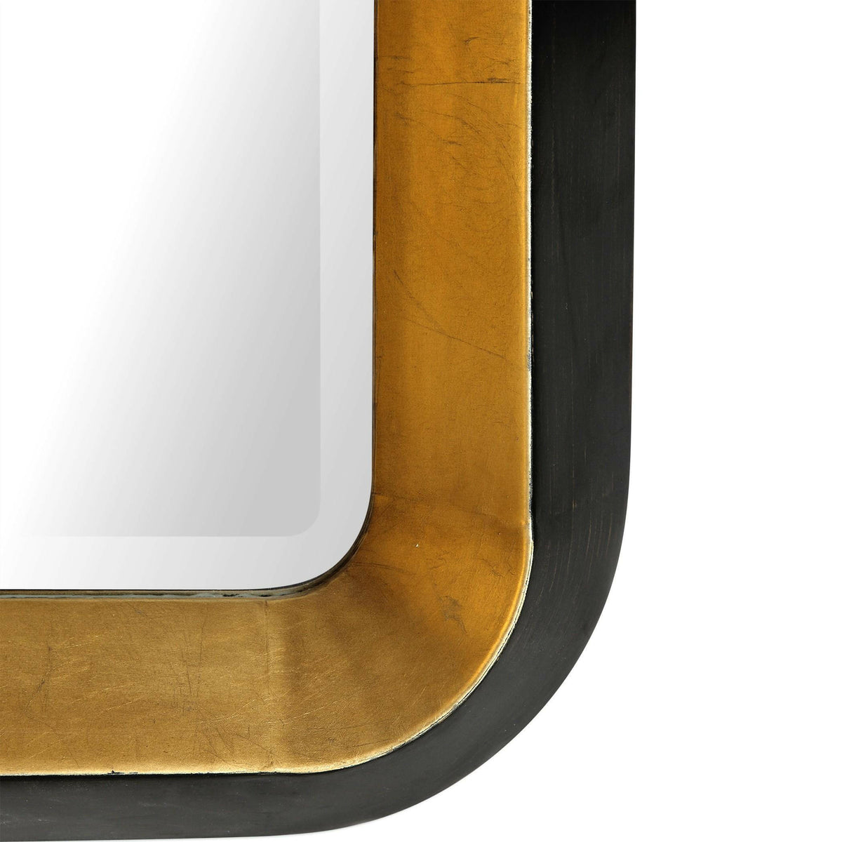 Niva Metallic Gold Wall Mirror.