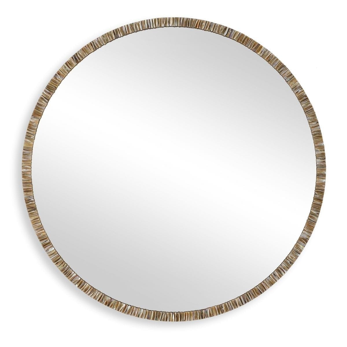 Uttermost Mirrors Odeon Shell Inlay Round Mirror House of Isabella UK