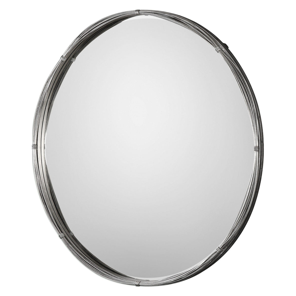 Uttermost Mirrors Ohmer Round Metal Coils Mirror House of Isabella UK
