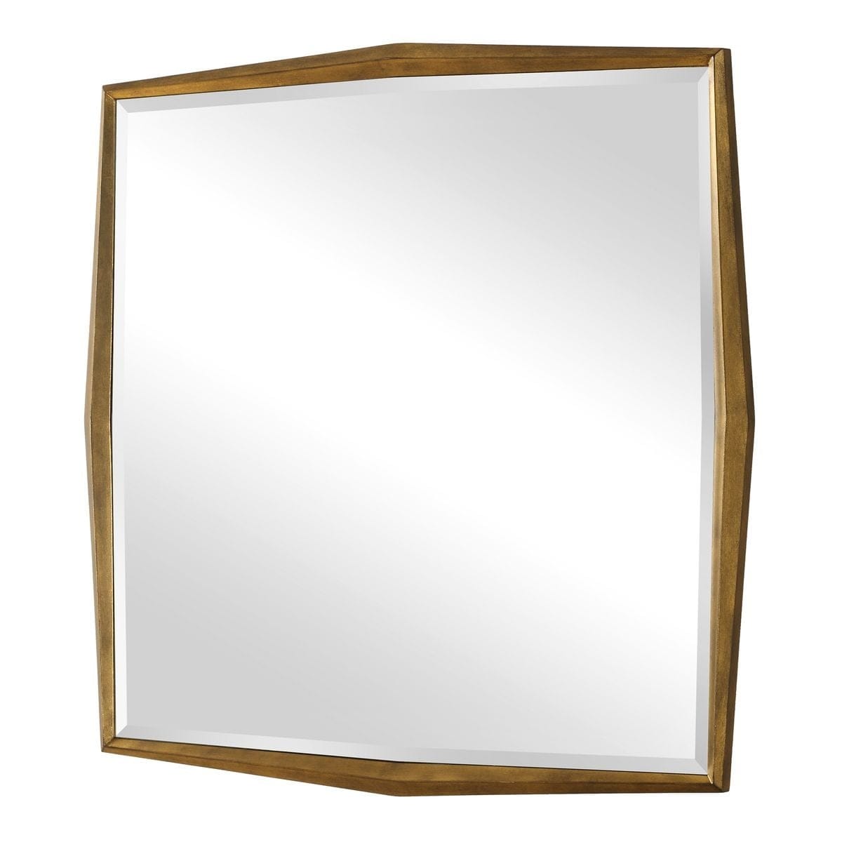 Uttermost Mirrors On Point Square Gold Mirror House of Isabella UK