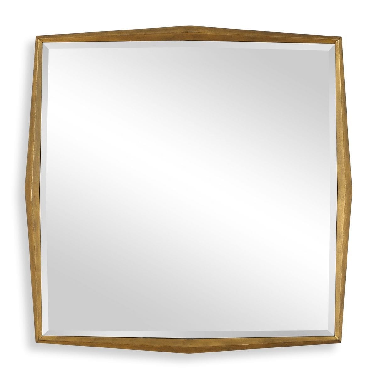 Uttermost Mirrors On Point Square Gold Mirror House of Isabella UK