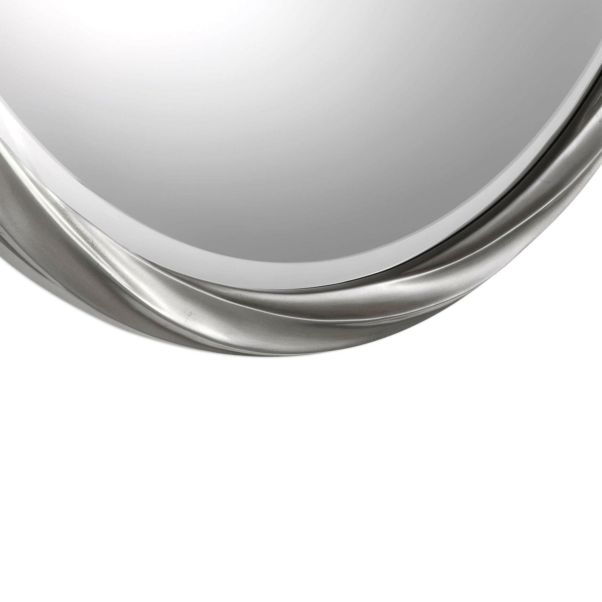 Orion Silver Round Mirror.