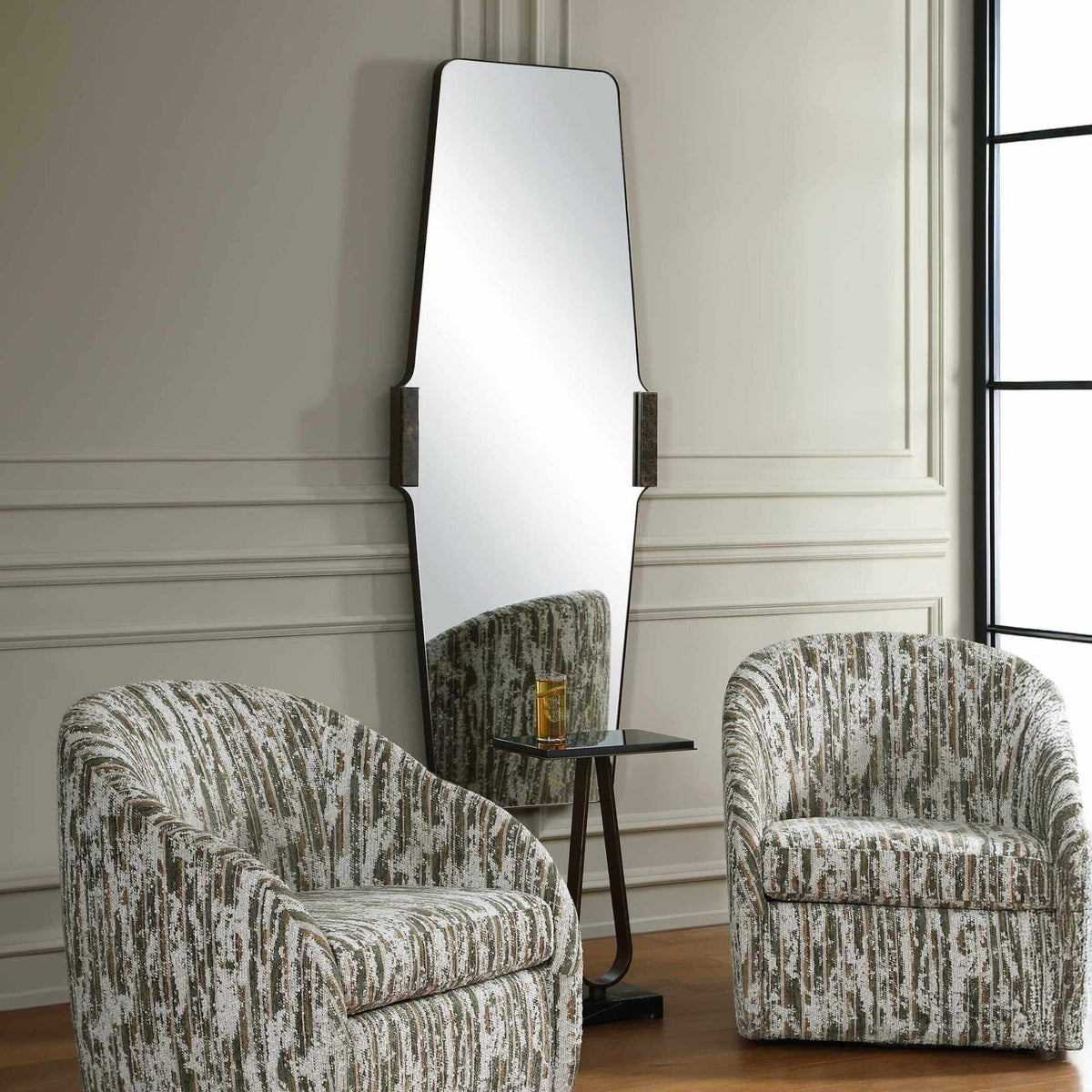 Uttermost Mirrors Orson Mid-Century Tall Mirror House of Isabella UK
