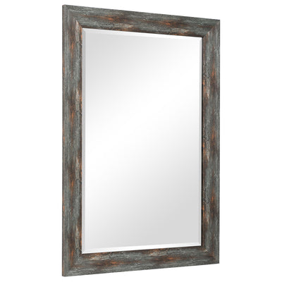 Uttermost Mirrors Owenby Rustic Silver & Bronze Mirror House of Isabella UK