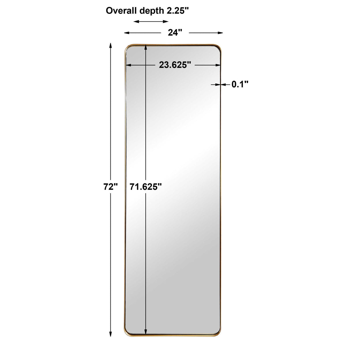 Uttermost Mirrors Padria Mirror - Brass House of Isabella UK