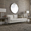 Uttermost Mirrors Padria Round Mirror - 102cm Brass House of Isabella UK