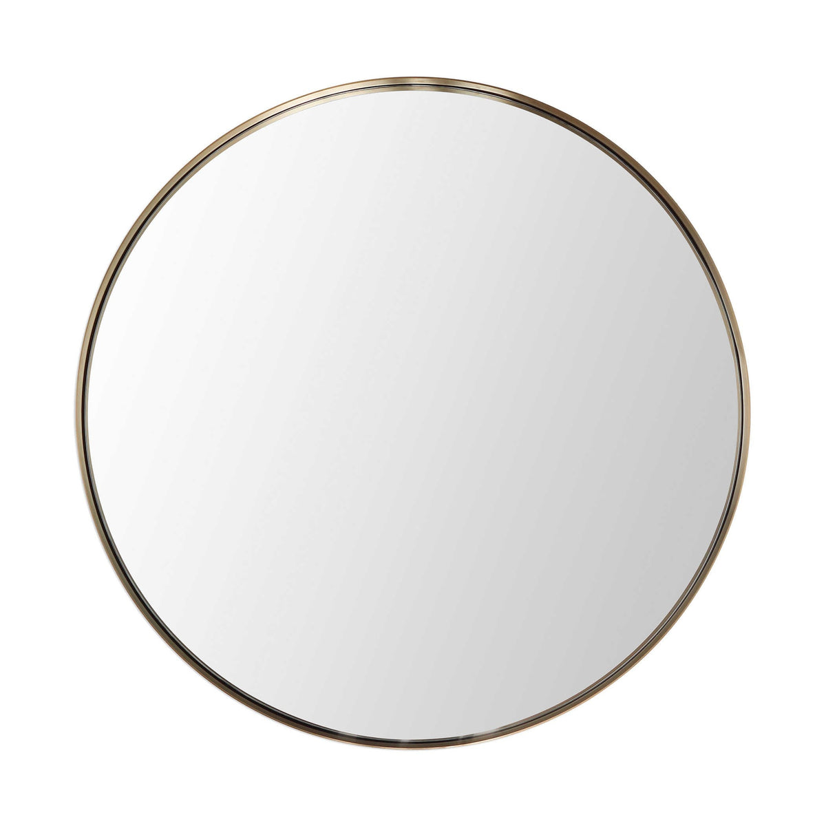 Uttermost Mirrors Padria Round Mirror - 102cm Brass House of Isabella UK