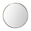 Uttermost Mirrors Padria Round Mirror - 102cm Brass House of Isabella UK