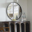 Uttermost Mirrors Padria Round Mirror - 122cm Black House of Isabella UK