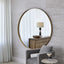 Uttermost Mirrors Padria Round Mirror - 152cm Brass House of Isabella UK