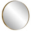 Uttermost Mirrors Padria Round Mirror - 152cm Brass House of Isabella UK