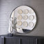 Uttermost Mirrors Padria Round Mirror - 40 Nickel House of Isabella UK