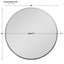 Uttermost Mirrors Padria Round Mirror - 40 Nickel House of Isabella UK