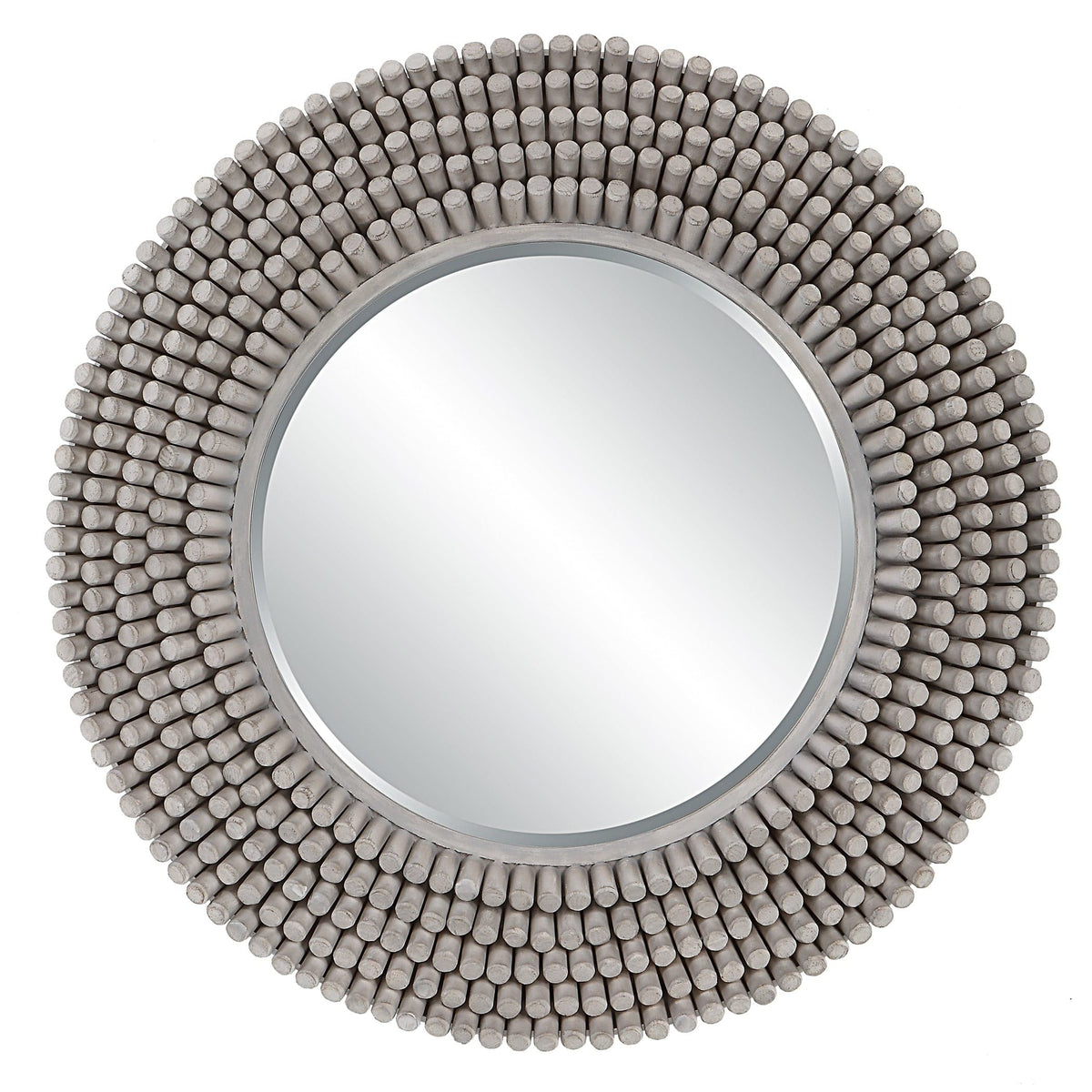 Uttermost Mirrors Portside Round Gray Mirror House of Isabella UK
