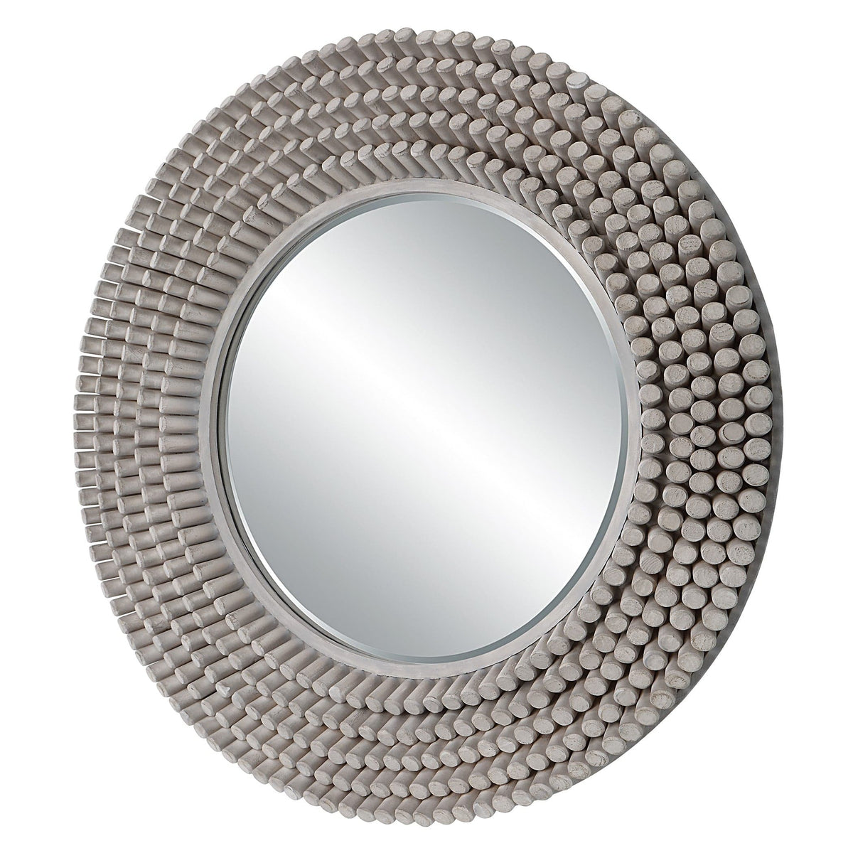 Uttermost Mirrors Portside Round Gray Mirror House of Isabella UK