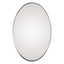Uttermost Mirrors Pursley Brushed Nickel Oval Mirror House of Isabella UK