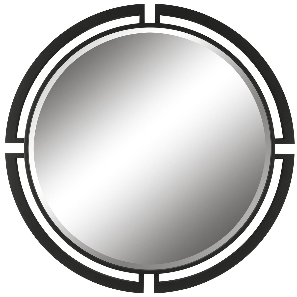Uttermost Mirrors Quadrant Modern Round Mirror House of Isabella UK
