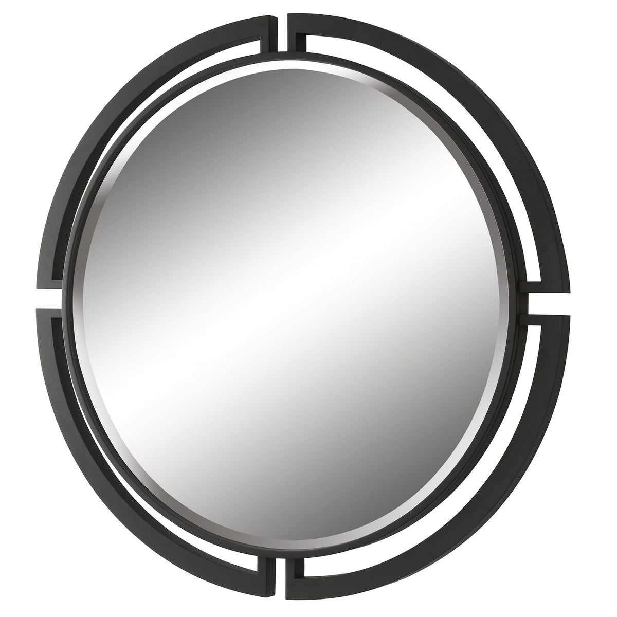 Uttermost Mirrors Quadrant Modern Round Mirror House of Isabella UK