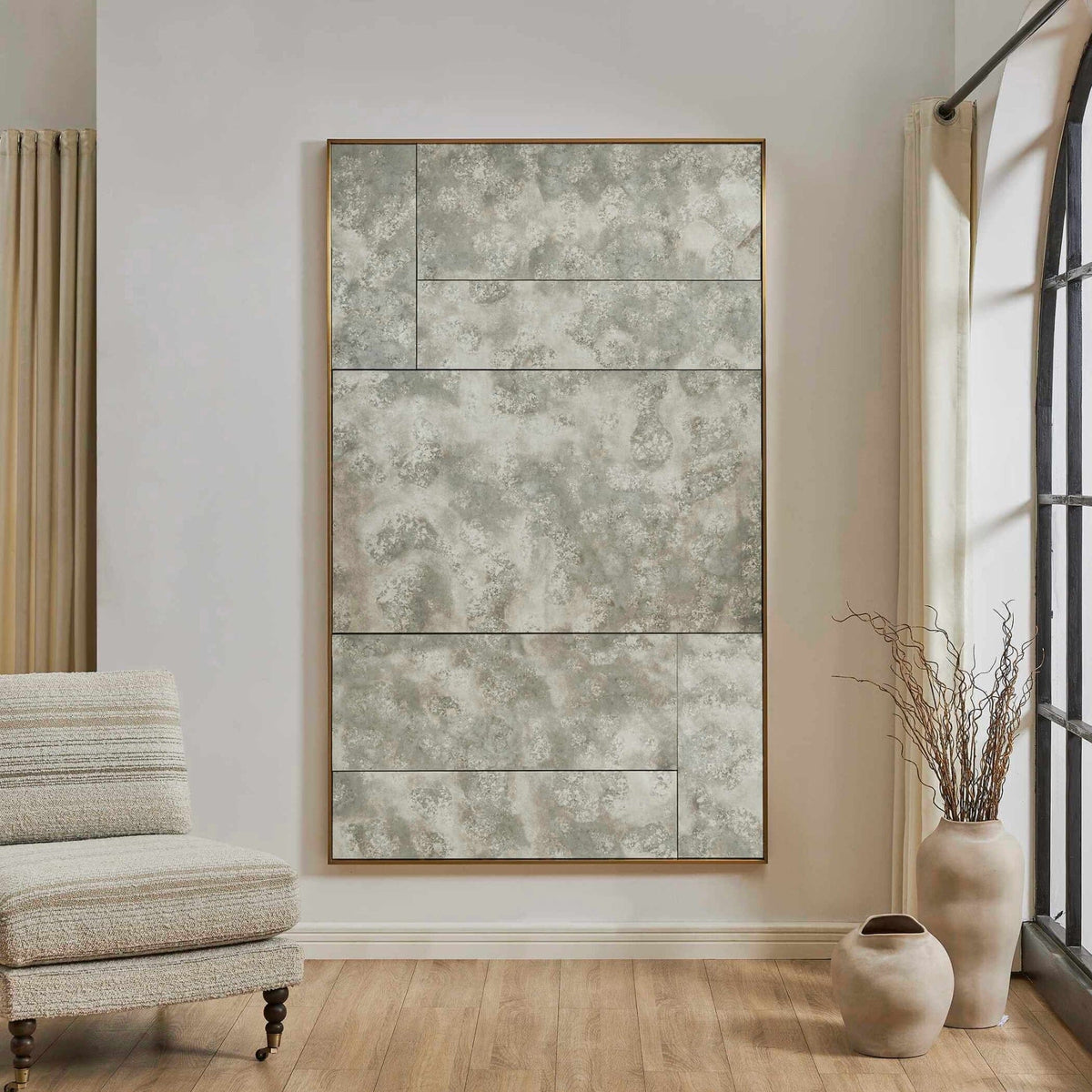 Uttermost Mirrors Rally Oversized Antiqued Mirror House of Isabella UK
