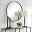 Uttermost Mirrors Ranchero White Round Mirror House of Isabella UK