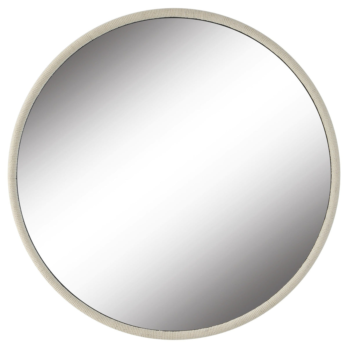 Uttermost Mirrors Ranchero White Round Mirror House of Isabella UK