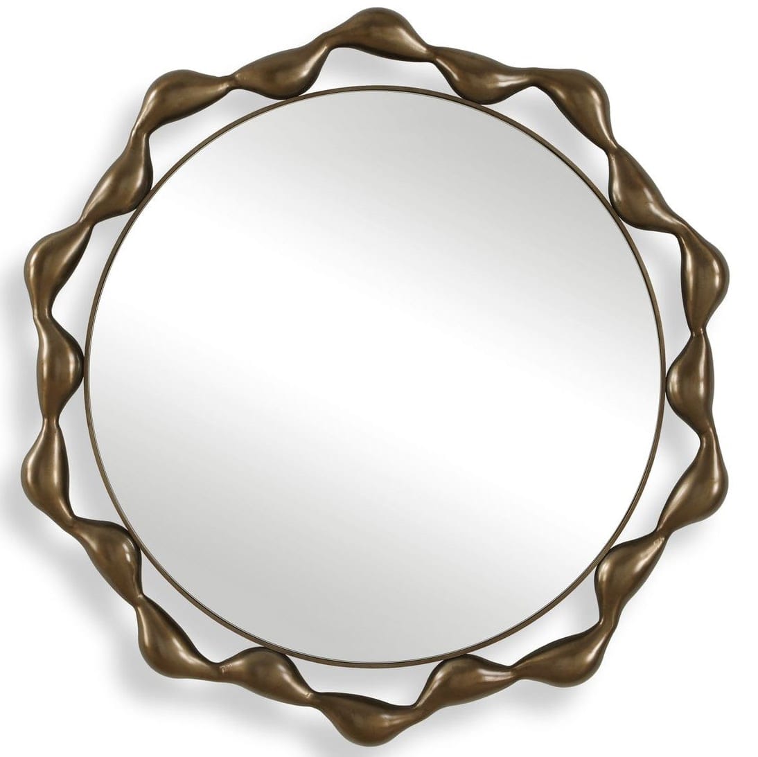 Uttermost Mirrors Remolino Round Mirror in Bronze House of Isabella UK