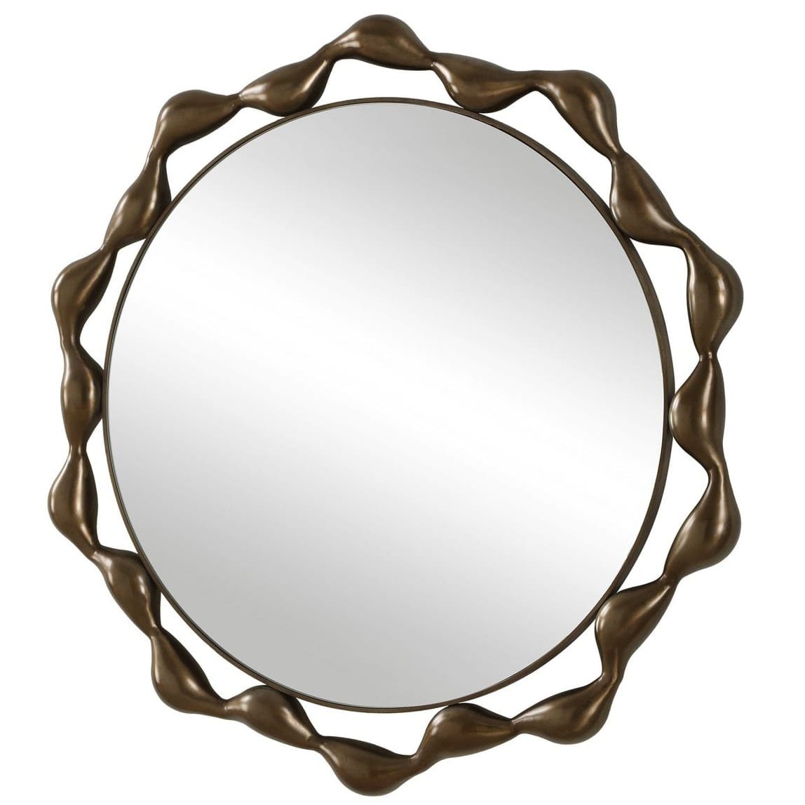 Uttermost Mirrors Remolino Round Mirror in Bronze House of Isabella UK
