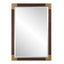 Uttermost Mirrors Rhea Walnut Mirror House of Isabella UK