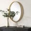 Uttermost Mirrors Rhodes Gold Oval Mirror House of Isabella UK