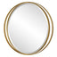 Uttermost Mirrors Rhodes Gold Round Mirror House of Isabella UK