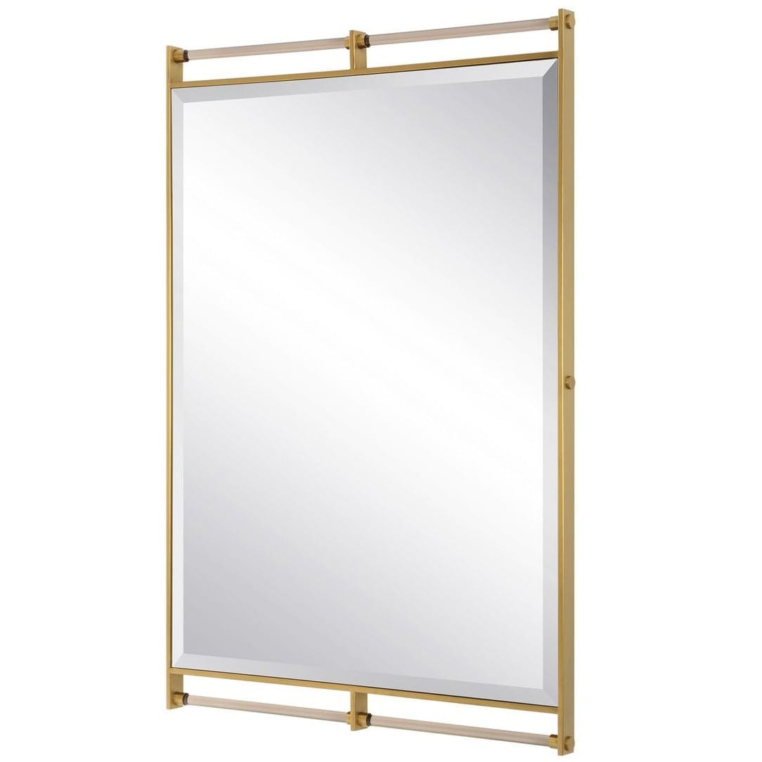 Uttermost Mirrors Ripoll Mirror in Antique Brass House of Isabella UK