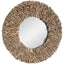 Uttermost Mirrors Rossetti Round Interwoven Wood Mirror House of Isabella UK