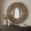 Uttermost Mirrors Rossetti Round Interwoven Wood Mirror House of Isabella UK