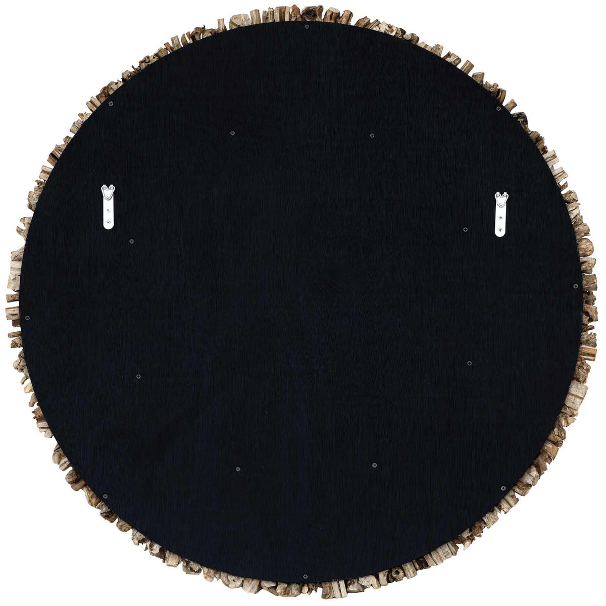 Uttermost Mirrors Rossetti Round Interwoven Wood Mirror House of Isabella UK